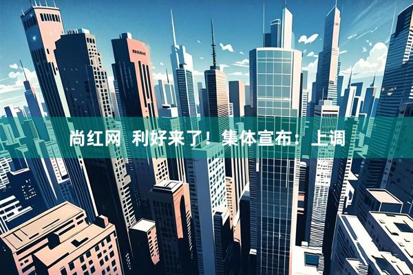 尚红网  利好来了！集体宣布：上调