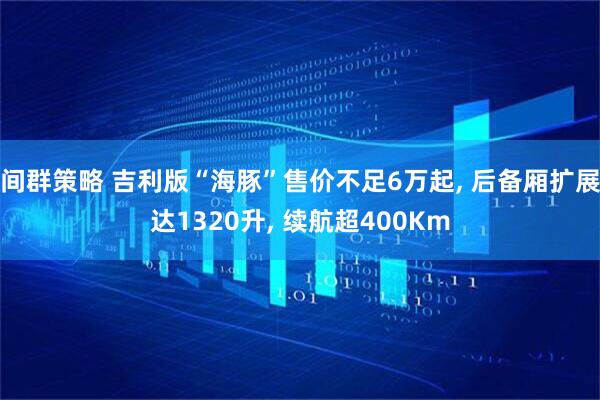 间群策略 吉利版“海豚”售价不足6万起, 后备厢扩展达1320升, 续航超400Km