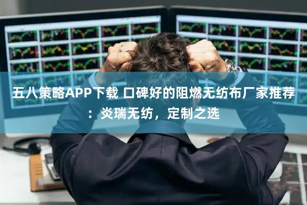 五八策略APP下载 口碑好的阻燃无纺布厂家推荐:炎瑞无纺,定制之选